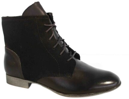 Hush Puppies Farland Enkellaarsjes Leer Donkerbruin Schoenen Dames H506631 B34B - EU 37 / UK 4