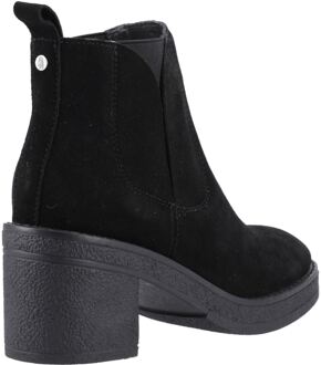 Hush Puppies Felicia Suède Dames Zwarte Gehackte Chelsea Boots - EU 42 / UK 8