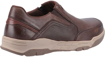 Hush Puppies Fletcher Leren Herenloafers Koffie Bruin - EU 39/ UK 6