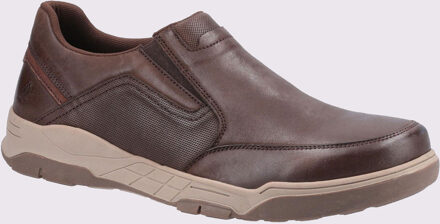 Hush Puppies Fletcher MEMORY FOAM Slip On Heren Bruin - EU 44.5 / UK 10