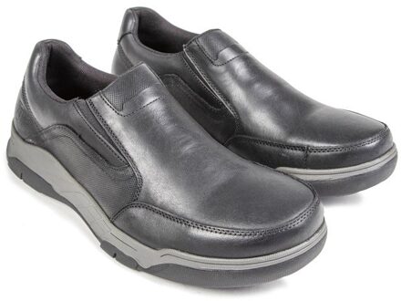 Hush Puppies Fletcher Slip Op Heren met MEMORY FOAM Zwart