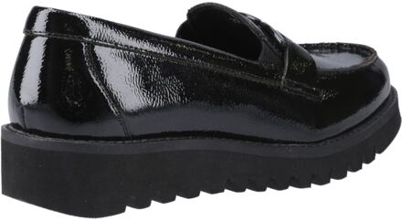 Hush Puppies Francis Loafer Patent Meisjes Zwarte Leren Mocassins