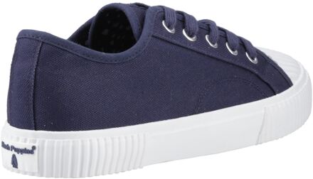 Hush Puppies Freya Canvas Textiel Dames Navy Sneakers