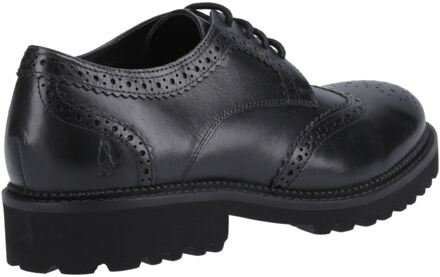 Hush Puppies Gabi Lace Up Meisjes Zwart Leren Brogues - EU 36 / UK 3