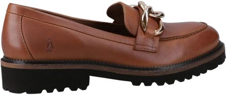 Hush Puppies Gianna Leer Vrouwen Tan Loafers Bruin - EU 37 / UK 4