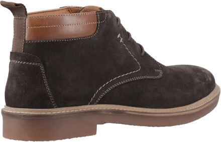 Hush Puppies Gideon Suède Heren Chocolade Enkellaarsjes Chocoladebruin - EU 44.5 / UK 10