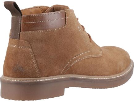 Hush Puppies Gideon Suède Heren Tan Enkelboots - maat Bruin