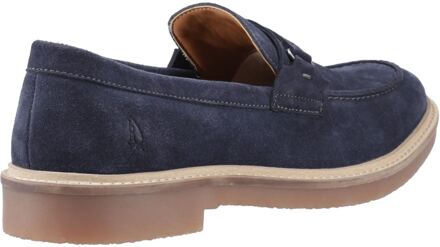 Hush Puppies Gryffin Leren Heren Marineblauwe Instappers Navy - EU 42 / UK 8