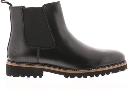 Hush Puppies Gwyneth Chelsea Suède Dames Zwarte Laarzen