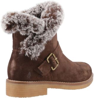 Hush Puppies Hannah Dames Suède Chocoladebruine Winter Enkellaarzen - EU 42 / UK 8