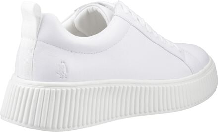 Hush Puppies Harlow Leren Vrouwen Witte Sneakers - EU 37 / UK 4