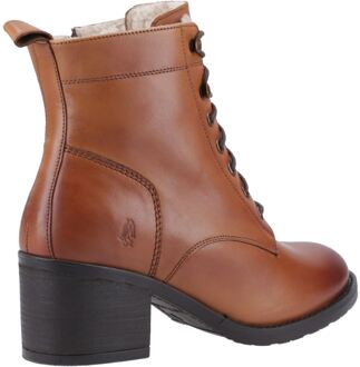 Hush Puppies Harriet Leren Dameslaarzen Tan Bruin - EU 36 / UK 3