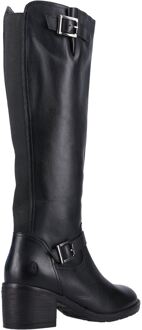 Hush Puppies Heidi Leder Vrouwen Zwart Leder Laarzen - EU 37 / UK 4