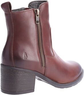 Hush Puppies Helena Leder Dames Bruin Laarzen