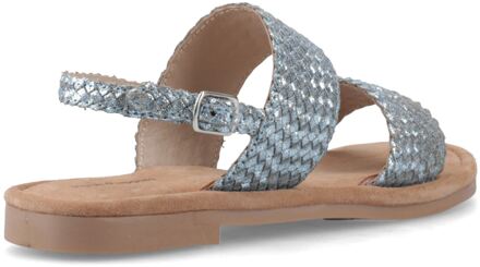 Hush Puppies Helene Sandalen Leer Dames Blauw Standaard Sandalen - EU 38 / UK 5