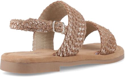 Hush Puppies Helene Sandalen Leer Dames Brons Standaard Sandalen - EU 39/ UK 6