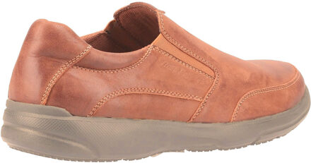 Hush Puppies Heren Aaron Slip On Leren Schoen (Kastanjebruin) - maat