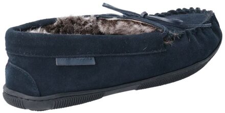 Hush Puppies Heren Ace Slip On Leren Slipper (Marine) - maat Navy