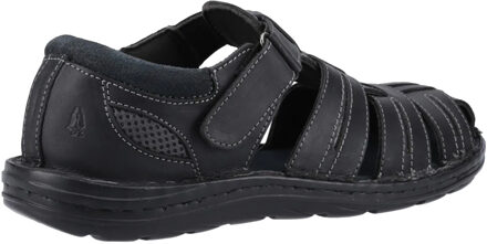 Hush Puppies Heren Albert Fisherman Leren Sandalen (Zwart) - EU 44.5 / UK 10