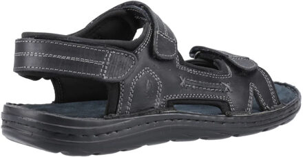 Hush Puppies Heren Alistair Leren Sandalen (Zwart) - EU 39/ UK 6