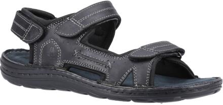 Hush Puppies Heren Alistair Leren Sandalen (Zwart) - maat