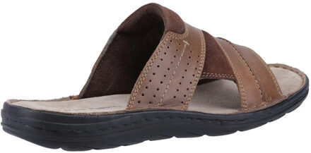 Hush Puppies Heren Archer Leren Muiltjes (Tan) Bruin - EU 39/ UK 6