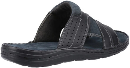 Hush Puppies Heren Archer Leren Muiltjes (Zwart) - EU 43 / UK 9