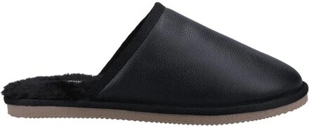 Hush Puppies Heren Coady Leren Slippers (Zwart) - EU 39/ UK 6
