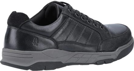 Hush Puppies Heren Finley Leren Veterschoenen (Zwart) - maat