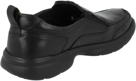 Hush Puppies Heren Harold Leren Slip-on Flats (Zwart) - EU 42 / UK 8