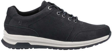 Hush Puppies Heren Joseph Nubuck Sportschoenen (Zwart/Wit)