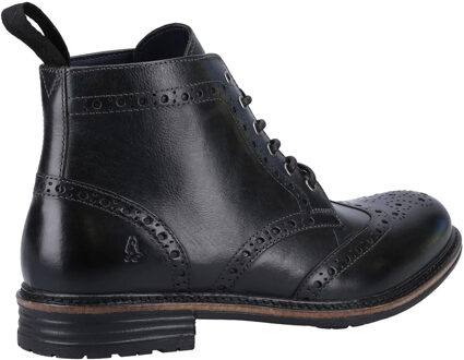 Hush Puppies Heren Joshua Leren Enkelboots (Zwart)