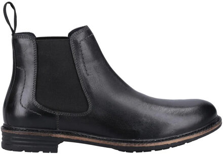 Hush Puppies Heren Justin Leren Chelsea Laarzen (Zwart) - EU 44.5 / UK 10