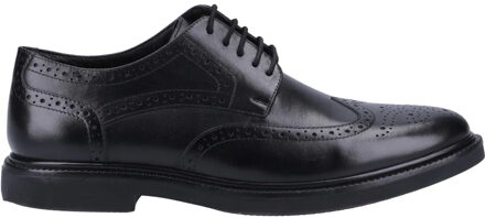 Hush Puppies Heren Kingston Leren Brogues (Zwart) - EU 42 / UK 8