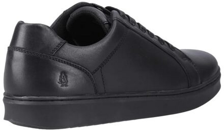 Hush Puppies Heren Madden Leren Sneakers (Zwart) - maat