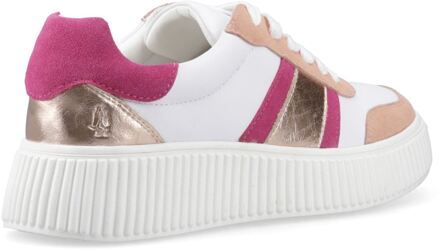 Hush Puppies Holly Suède Dames Roze Sneakers Rosé - EU 36 / UK 3