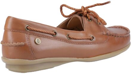 Hush Puppies Irene Leren Dames Tan Bootsschoenen Bruin - EU 37 / UK 4