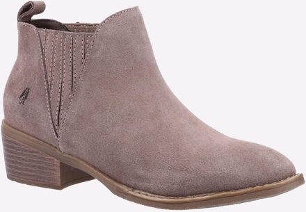 Hush Puppies Isobel Leren Damesschoenen In Taupekleurige Boots Beige - EU 39/ UK 6