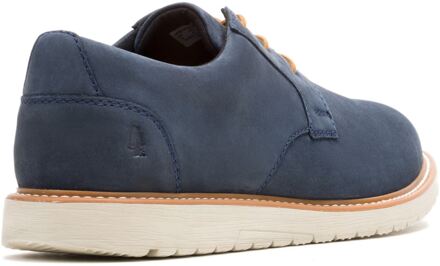 Hush Puppies Jenson Oxford Leren Heren Navy Veterschoenen