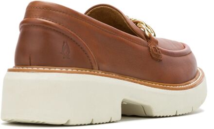 Hush Puppies Jodie Leren Dames Cognac Instappers Bruin - EU 42 / UK 8