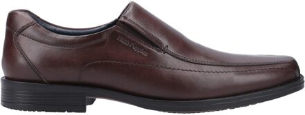 Hush Puppies Jongens Brody Leren Schoenen (Chocoladebruin) - EU 30 / UK 12