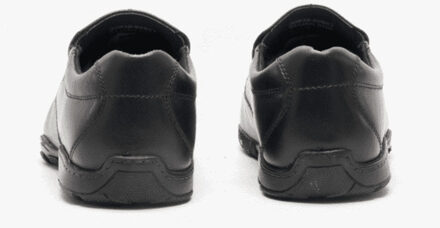 Hush Puppies Jongens Elijah leren schoolschoenen (Zwart) - EU 22 / UK 5