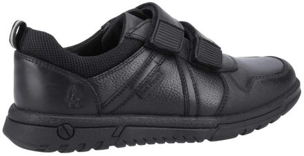Hush Puppies Jongens Spencer Leren Schoolschoenen (Zwart)