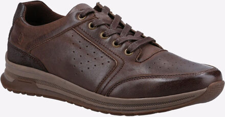 Hush Puppies Joseph Leren Herenschoenen Met Veters In Bruin Leer - EU 47.5 / UK 12