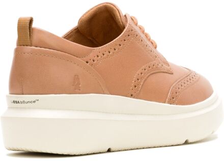 Hush Puppies Joy Leren Dames Tan Brogues Schoenen Bruin - EU 36 / UK 3