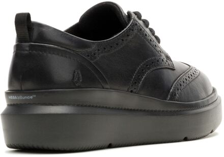 Hush Puppies Joy Leren Dames Zwarte/Zwarte Brogues Schoenen - EU 36 / UK 3