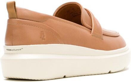 Hush Puppies Joy Penny Leren Dames Tan Instappers Bruin - EU 38 / UK 5
