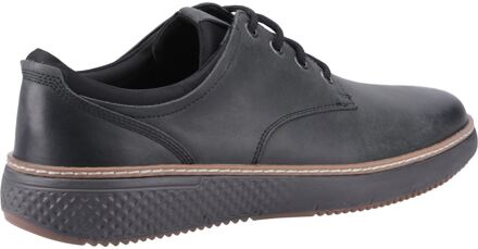Hush Puppies Kash Leer Heren Zwarte Veterschoenen