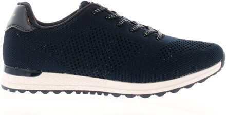 Hush Puppies Katrina Dames Marineblauwe Sneakers Navy
