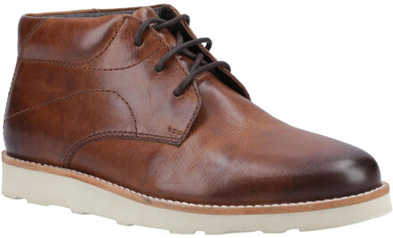 Hush Puppies Kennedy Leren Geheugenschuim Herenlaarzen Bruin